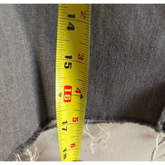 AllSaints Womens Long Sleeve Button Down Cropped Denim Shirt Jacket Black Size 4 - Picture 10 of 14